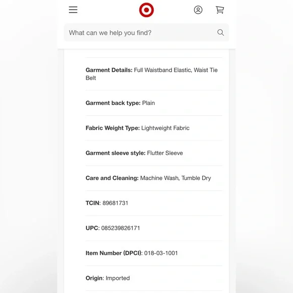 NWT: Flutter Short-Sleeve Poplin Tiered Midi Dress - Picture 9 of 9